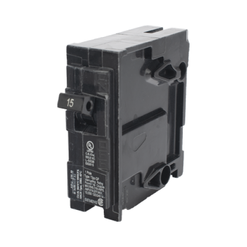 Interruptor automático enchufable tipo QP 1 polo, 15 amp.