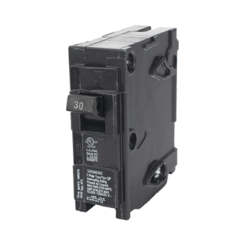 Interruptor automático enchufable tipo QP 1 polos, 30 amp Interruptor automático enchufable tipo QP 1 polos, 30 amp