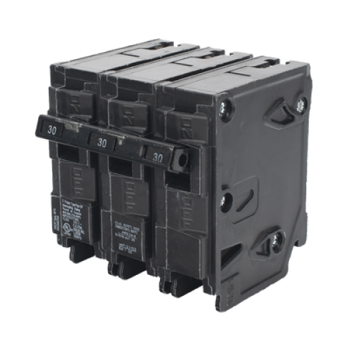 Interruptor automático enchufable tipo QP 3 polos, 30 amp
