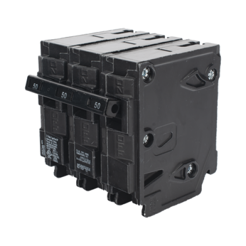 Interruptor automático enchufable tipo QP 3 polos, 50 amp