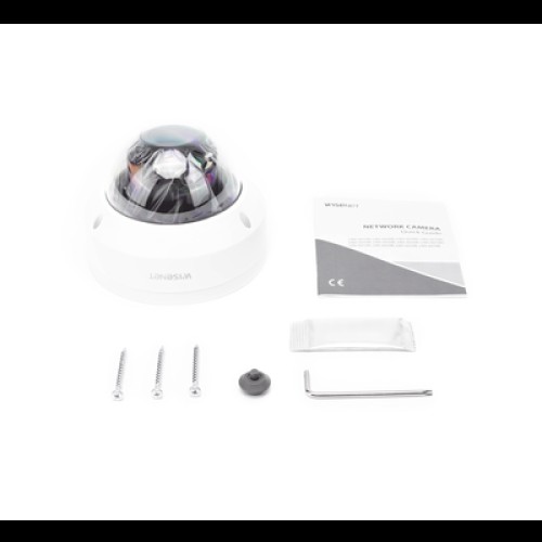 Cámara IP Tipo Domo Antivandálico 2 Megapíxel / Lente 2.8mm / IR 20M / WDR 120db / IP66 / H.265 & WiseStream