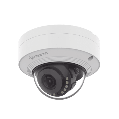 Cámara IP Tipo Domo con inteligencia artificial Antivandálica 5 Megapíxel / Lente 3 mm / IR 20M / WDR 120db / Exterior IP66 / IK10 / NEMA4X / H.265 & WiseStream / Conteo de personas y vehiculos