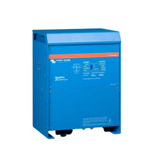Quattro 48/10000/140-100/100 230V / Inversor Cargador de Onda Pura / Entrada 48 Vcc / Salida 8000 W 230 Vca  60 Hz (L-N)