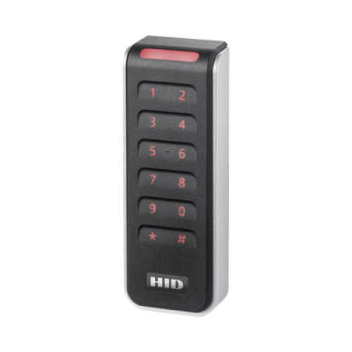 Lector con Teclado Capacitivo SIGNO Multitecnologia/ 20KNKS-01-00001H/ Garantia de Por Vida/ Pigtail/Wiegand & OSDP/Mullion