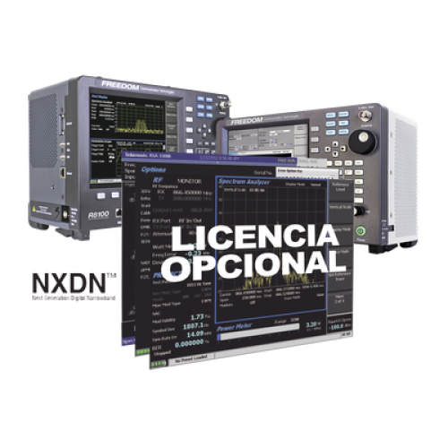 Opción de Software para prueba de Sistemas con Protocolo NXDN en R8000 /R8100.
