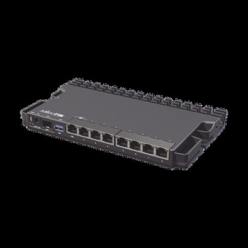 (RB5009UG+S+IN) RouterBoard, CPU 4 Núcleos, 8 Puertos Gigabit, 1 SFP+, Solo RouterOS v7 (RB5009UG+S+IN) RouterBoard, CPU 4 Núcleos, 8 Puertos Gigabit, 1 SFP+, Solo RouterOS v7