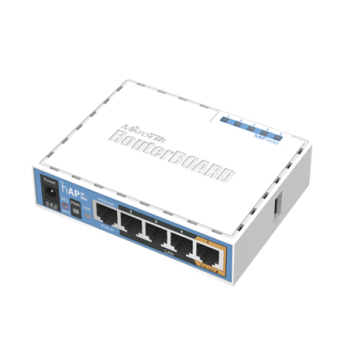 (hAP ac lite) 5 Puertos Fast Ethernet, WiFi Doble Banda 802.11ac (hAP ac lite) 5 Puertos Fast Ethernet, WiFi Doble Banda 802.11ac