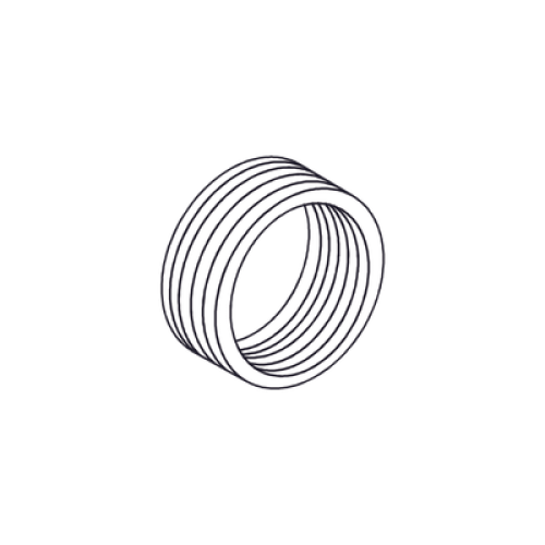 Reducción Bushing Aluminio de 1