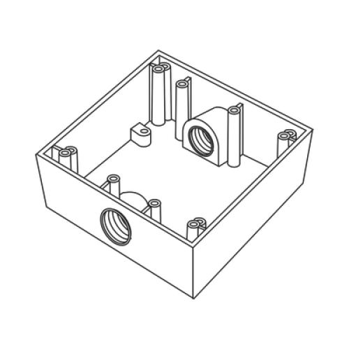 Caja Cuadra de 3/4