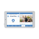 ALULA - Touchpad Slimline para Panel ALULA / Pantalla 7'' Android / Control Local de Seguridad / Montaje en Pared y Escritorio / Wi-Fi Cifrada / Batería de Respaldo