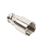 Conector BNC Macho de Rosca para Cables con Conductor Central de AWG-11 ó 13 tipo RG-8/U (8237), RG-213/U (8267), RG-214 (8268).