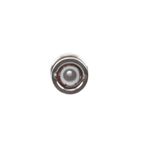 Conector BNC Macho de Anillo Plegable para Cable LP-195, LP-142, LMR-195, RG-58/U, RG-142/U, Níquel/ Oro/ Delrin.