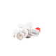 Conector BNC Macho en Ángulo Recto de Rosca para LP-195, LP-142, LMR-195, RG-58/U, RG-142/U, Plata/Oro/Teflón.