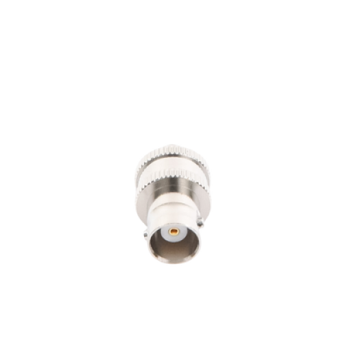 Adaptador en Línea  de Conector BNC Hembra a SMA Hembra / Radios Portátil Kenwood, Uniden, Níquel/ Oro/ Teflón.