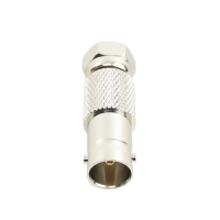 Adaptador en Línea para Video, de Conector BNC Hembra a F Macho, 75 Ohm, Níquel/ Oro/ Delrin. Adaptador en Línea para Video, de Conector BNC Hembra a F Macho, 75 Ohm, Níquel/ Oro/ Delrin.