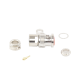 Conector BNC Macho de Rosca para Ensamblar en Cable RG-59/U, Níquel/ Oro/ Teflón.