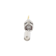 Conector BNC Macho de Anillo Plegable para Cable Belden 8281 tipo RG-59/U, Níquel/ Oro/ Delrin.