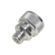 Adaptador en Línea de Conector DIN 7-16 Macho a N Hembra, Plata/ Plata/ Teflón.