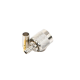 Conector TNC Macho de Anillo Plegable para Cables RG-58/U, LMR-195, Níquel/ Oro/ Delrin.