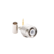 Conector TNC Macho de Anillo Plegable para Cables RG-58/U, RG-142/U, LMR-195, Níquel/ Oro/ Teflón.