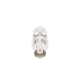 Adaptador en Línea, de Conector Mini UHF Macho a BNC Hembra, Níquel/ Oro/ Teflón.