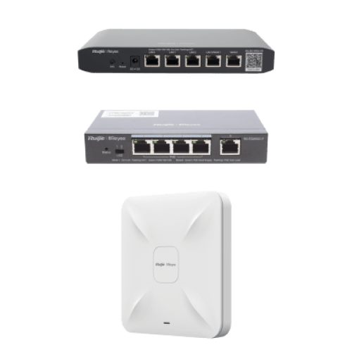 Equipos Ruijie DEMO Ideal para Probar Integraciones de Redes y WiFi 5 con CCTV