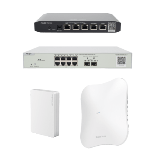 Equipos Ruijie DEMO Ideal para Probar Integraciones de Redes Business y Enterprise con WiFi 7