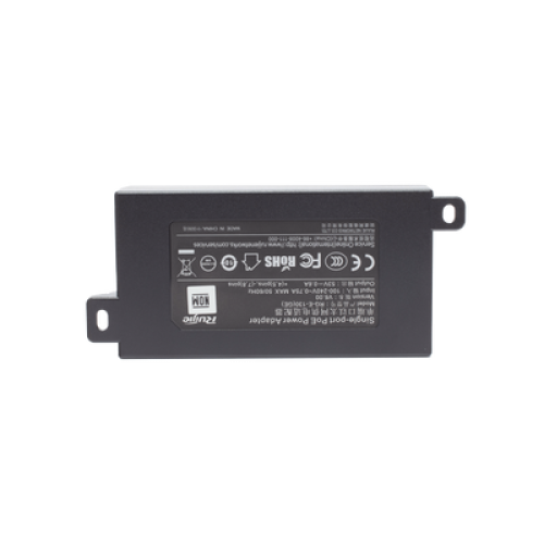 Inyector PoE estándar 30 watts, Compatible Multi-marcas, Detección Inteligente Anti Accidentes (802.3at / Gigabit)