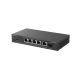 Switch Administrable Capa2 PoE+ con 5 puertos Multi-Gigabit 2.5Gb, hasta 70w PoE 