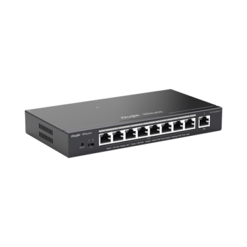 Switch Administrable 8 Puertos PoE+ 802.3af/at Gigabit, gestión gratuita desde la nube, 120w Switch Administrable 8 Puertos PoE+ 802.3af/at Gigabit, gestión gratuita desde la nube, 120w