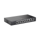 Switch Administrable 8 Puertos PoE+ 802.3af/at Gigabit, gestión gratuita desde la nube, 120w Switch Administrable 8 Puertos PoE+ 802.3af/at Gigabit, gestión gratuita desde la nube, 120w