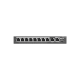 Switch Administrable con 8 puertos Gigabit PoE, 2 Uplinks Gigabit (1 SFP), gestión gratuita desde la nube