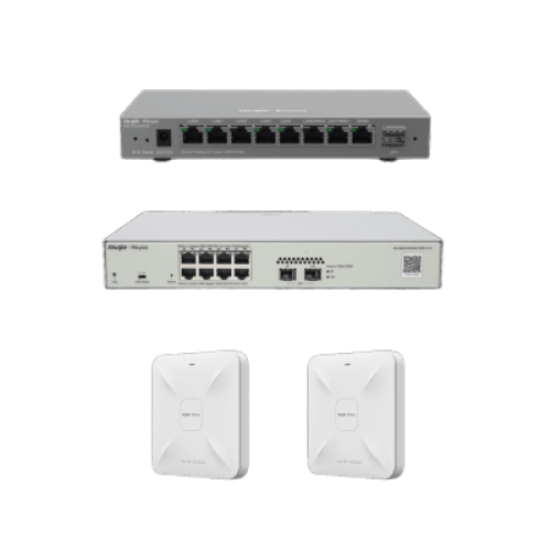 Solución Completa de Red para hasta 200 Clientes y hasta 4 servicios de Internet., Ideal para Iniciar un Proyecto de Hotelería u Oficina