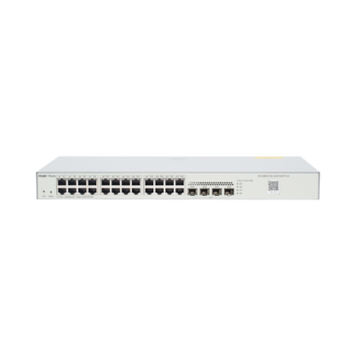 Switch Administrable L2, 24 Puertos Eth 1G, 4 puertos SFP 1G, Administración Remota en la Nube.