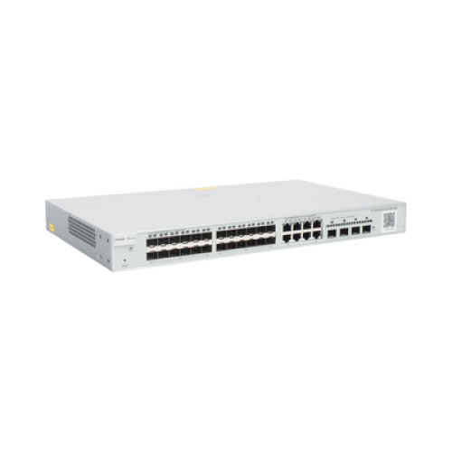 Switch administrable Capa 3, 24 puertos SFP 1G, 8 puertos Ethernet 1G Combo y 4 SFP+ 10G, gestión remota en la nube