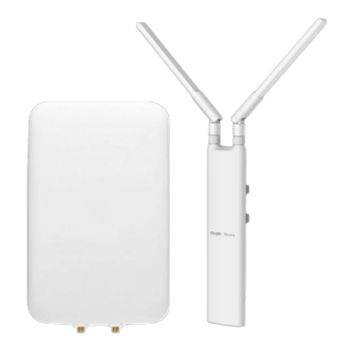 Punto de Acceso Mesh para Exterior, Wi-Fi 5 802.11ac Sectorial 90° IP65, Compacto con Antena Externa