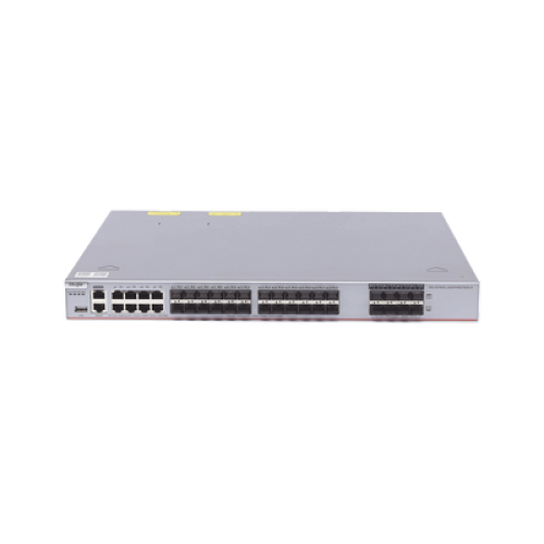 Switch Core Administrable Capa 3 con 8 puertos Gigabit, 24 SFP y 8 SFP+ Combo para fibra 10Gb, gestión gratuita desde la nube.