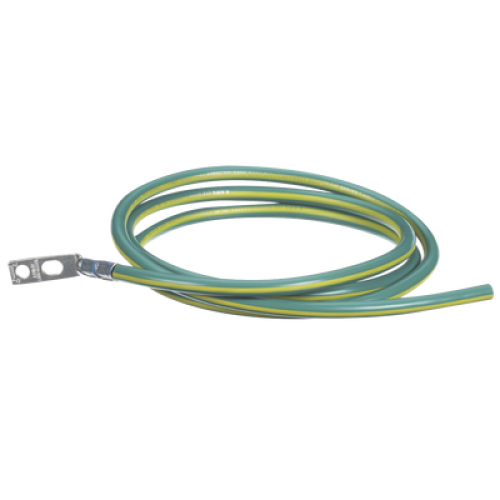 Kit de Jumper para Conexión de Gabinete o Rack de Telecomunicaciones a Barra de Tierra Física, 6 AWG, 1.52 m de Largo