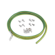 Kit de Jumper para Conexión de Gabinete o Rack de Telecomunicaciones a Barra de Tierra Física, 6 AWG, 1.52 m de Largo