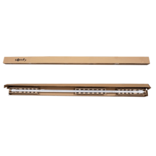 Riel Ajustable Cortinas Motorizadas / 2.3-4 m Ajustable / 20 Kg Capacidad / Movelite WF + Elatio Compatible / Instalación Techo / DIY / Smart Home