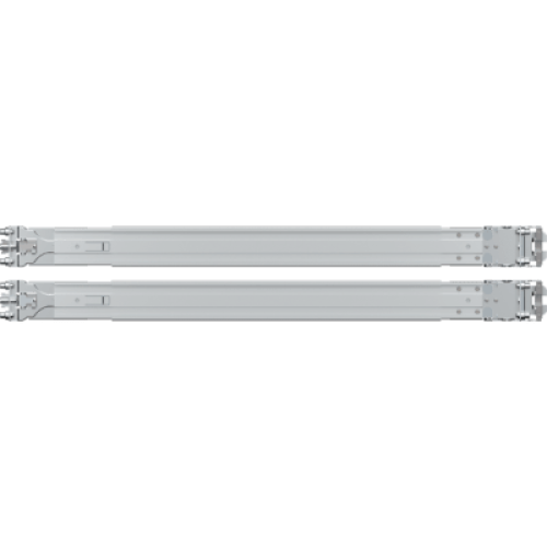 Kit de Rieles para Rack Synology RKS-01 | Compatible con Servidores de Montaje en Rack | Ancho de Pilar ≥450 mm | Ancho de Panel ≥480 mm | Profundidad de Montaje 553-834 mm | Orificios Cuadrados ≥9.5 mm | Orificios Redondos ≥7.1 mm.