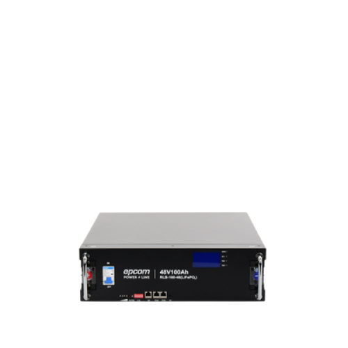 Batería de Litio de 4.8 Kwh, 48 Vcc, 100 Ah, 3U de Montaje en Rack con Pantalla de Monitoreo Local LCD 