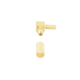 Conector MMCX Macho en A/R de Anillo Plegable para RG-174/U, BELDEN 8216, Oro/ Oro/ Teflón.