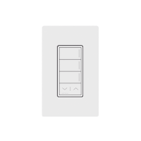 (RadioRa3) Botonera Sunnata Blanco 3 escenas y 2 botones subir/bajar para Radio RA3, programe escenas diferentes en cada botón.