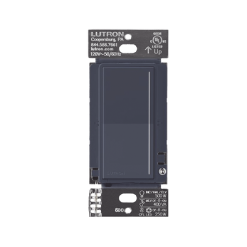(RadioRa3) Atenuador táctil Sunnata Dimmer PRO color deep sea, requiere cable neutro / soporta 250W LED