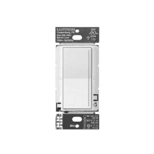 (RadioRa3) )Atenuador (dimmer) Auxiliar de pared, compañero de atenuadores multilocación. Usar en 3 vías o escalera.