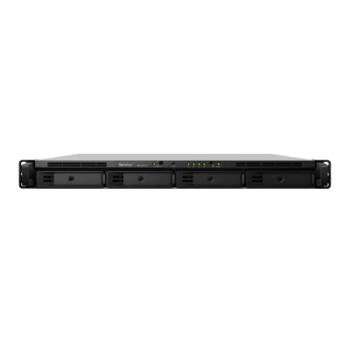 NAS RackStation RS1619xs+ | 4 Bahías | CPU Intel Xeon D-1527 Quad-Core | 8 GB DDR4 ECC (Ampliable a 64 GB) | 2 Ranuras M.2 NVMe/SATA | 4 Puertos LAN 1GbE | Soporte 10GbE Opcional | Escalable hasta 16 Bahías.