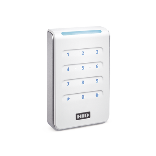 Lector R40 con TECLADO SIGNO WHITE Estandar Multitecnologia/ 40KNWS-00-000000/ Garantia de Por Vida/ Pigtail/Wiegand & OSDP