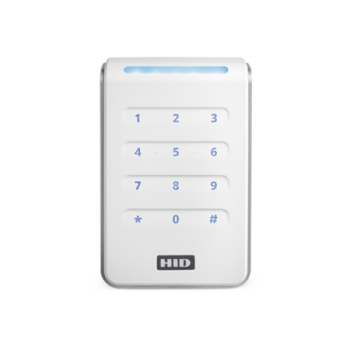 Lector R40 con TECLADO SIGNO WHITE Estandar Multitecnologia/ 40KNWS-00-000000/ Garantia de Por Vida/ Pigtail/Wiegand & OSDP