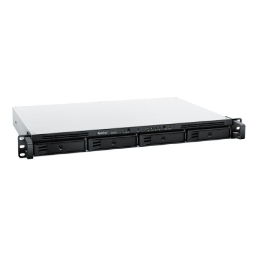 NAS RackStation RS822+ | 4 Bahías | 1U | AMD Ryzen V1500B | 32 GB DDR4 ECC | 4 Puertos 1GbE | Expansión PCIe | Compatible con SSD NVMe | Sistema Operativo Synology DSM. NAS RackStation RS822+ | 4 Bahías | 1U | AMD Ryzen V1500B | 32 GB DDR4 ECC | 4 Puertos 1GbE | Expansión PCIe | Compatible con SSD NVMe | Sistema Operativo Synology DSM.